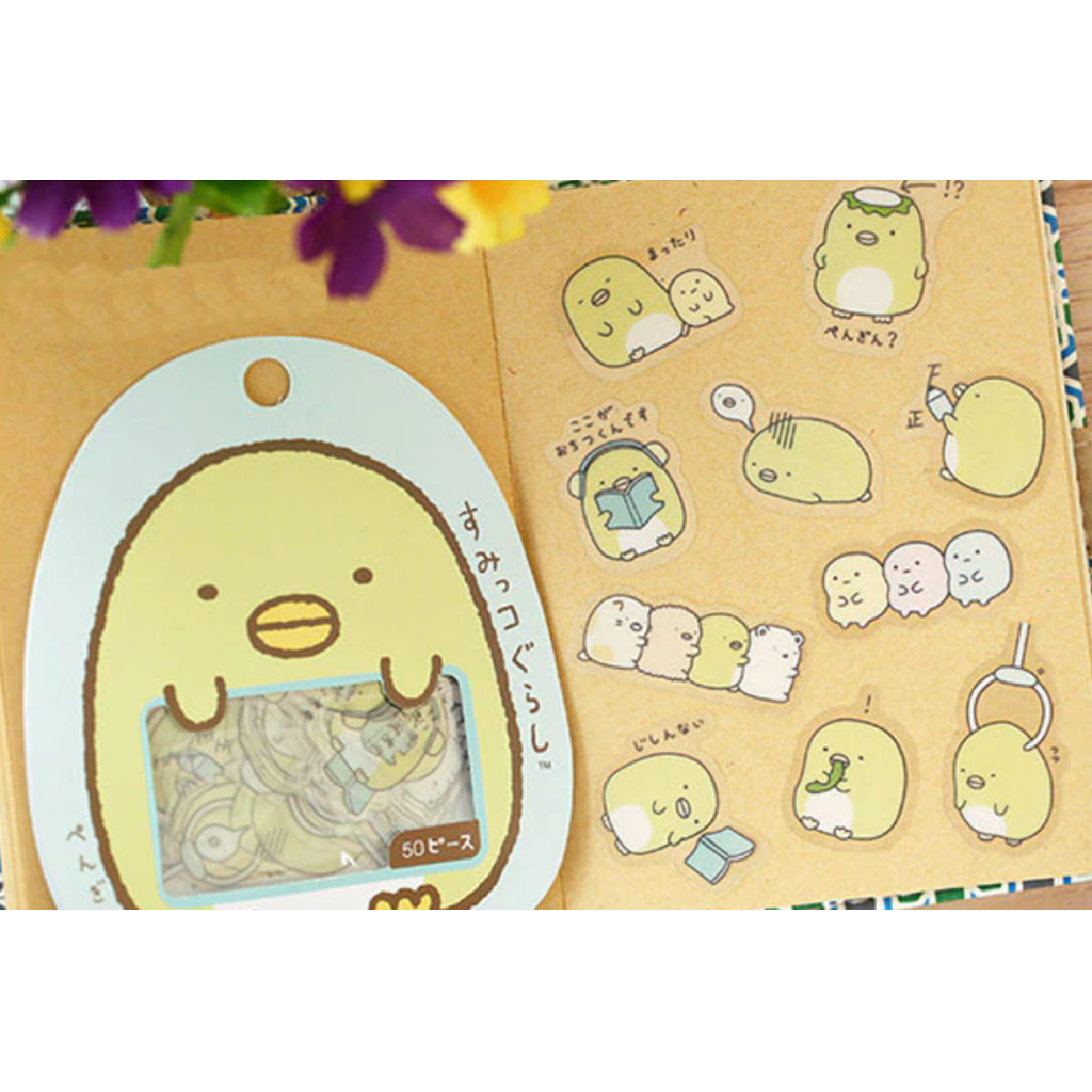 San-X Sumikko Gurashi Clear Tonkatsu Flake Sticker