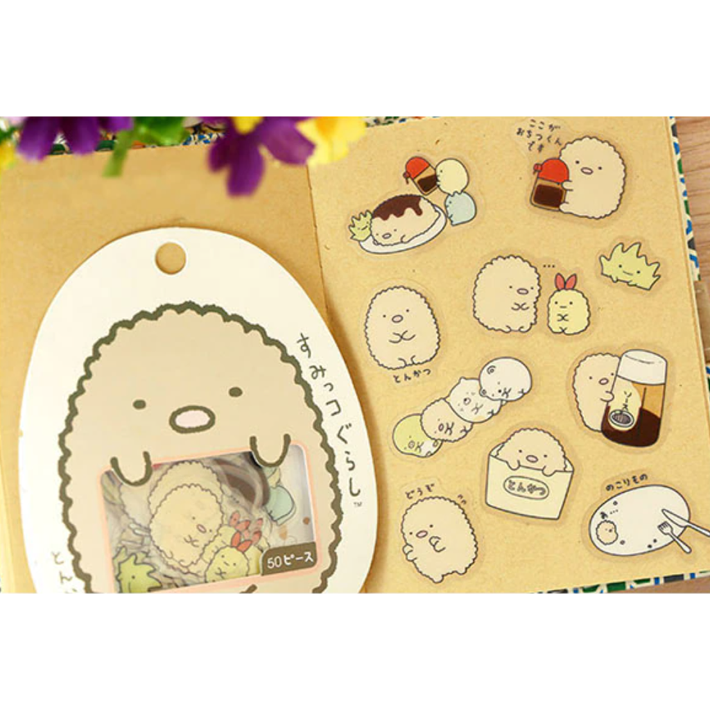 San-X Sumikko Gurashi Clear Tonkatsu Flake Sticker