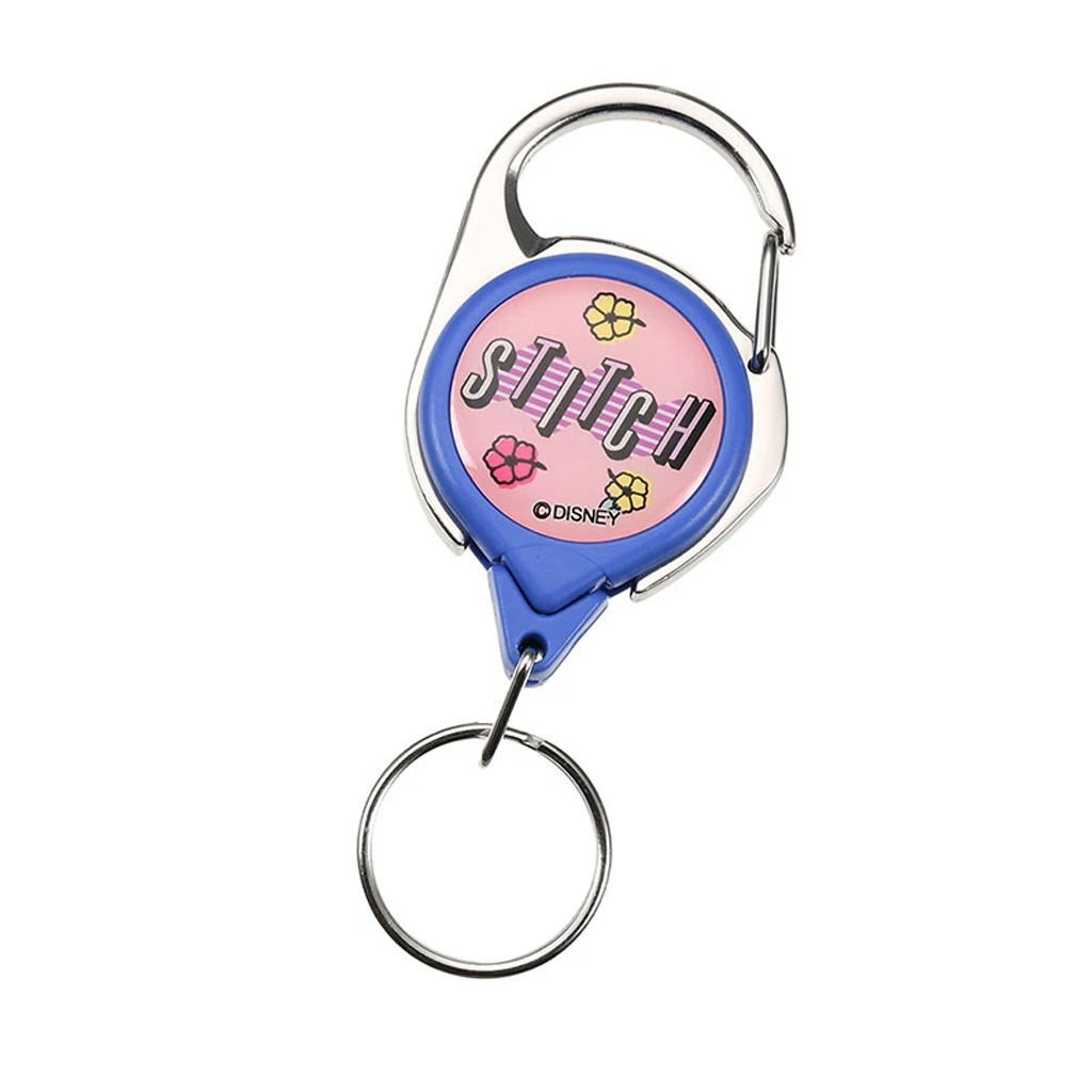 Disney Stitch Summer Party Keychain With Reel