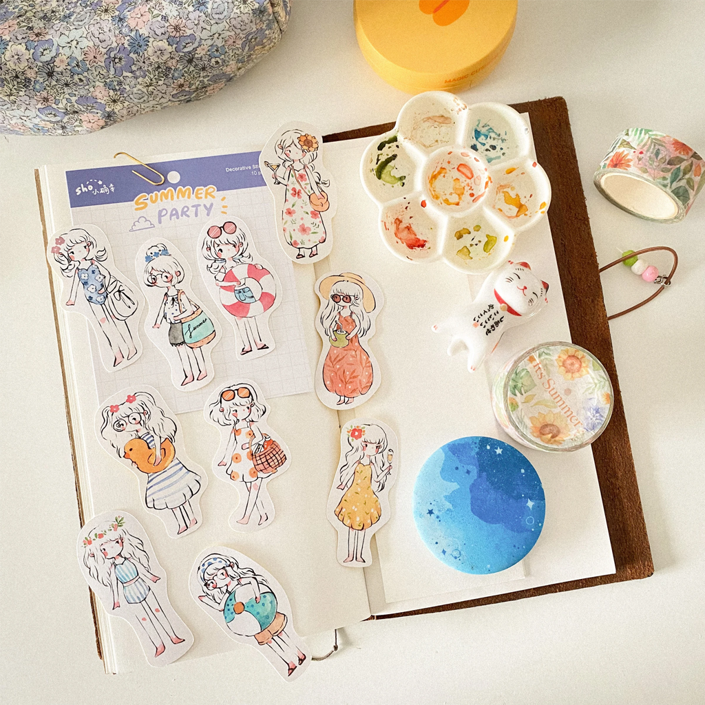 Qiara Sticker Pack Summer Party