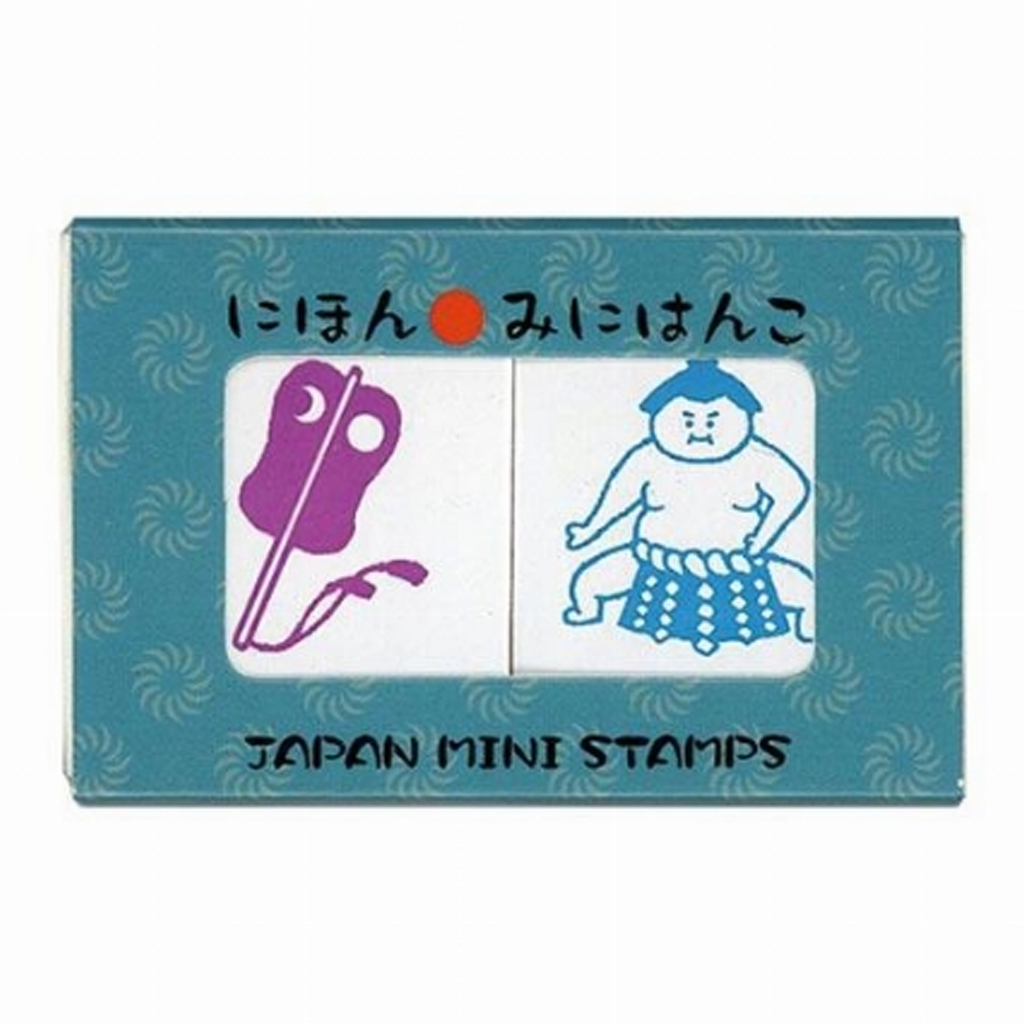 Kodomo No Kao Japan Mini Stamp - Sumo