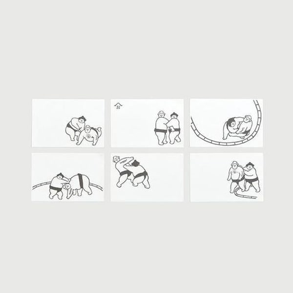 Nombre Roll Sticky Note - Sumo Wrestler