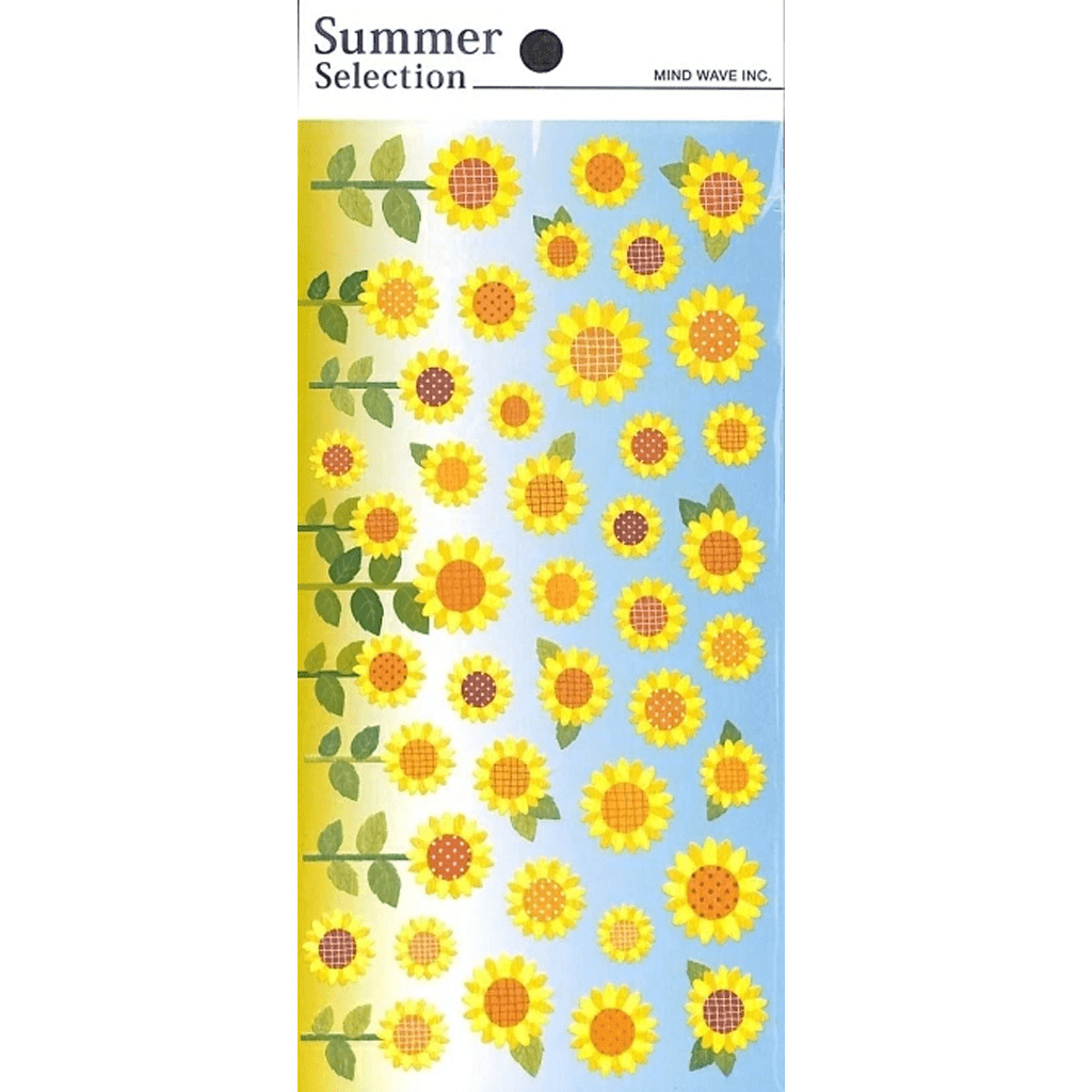 Mind Wave Summer Selection Sticker - Sunflower