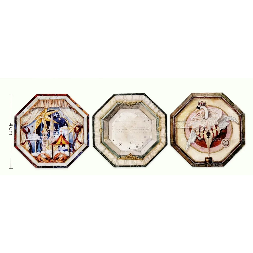 Reco Studio Roll Sticker Swan Kingdom