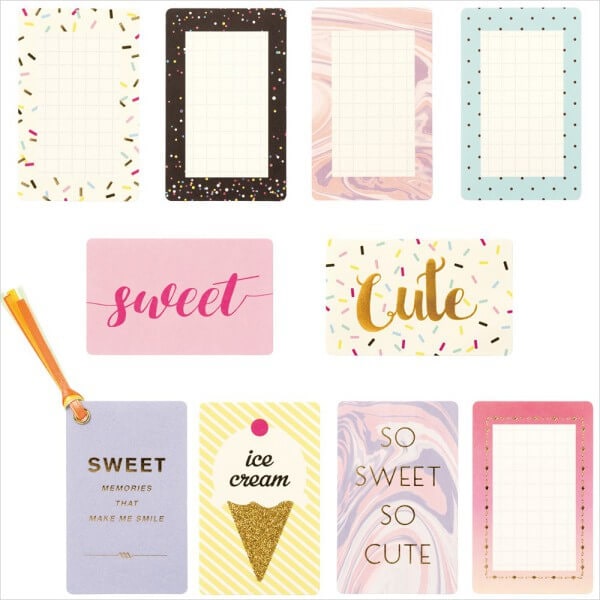 Marks Decoration Card Set - Sweet