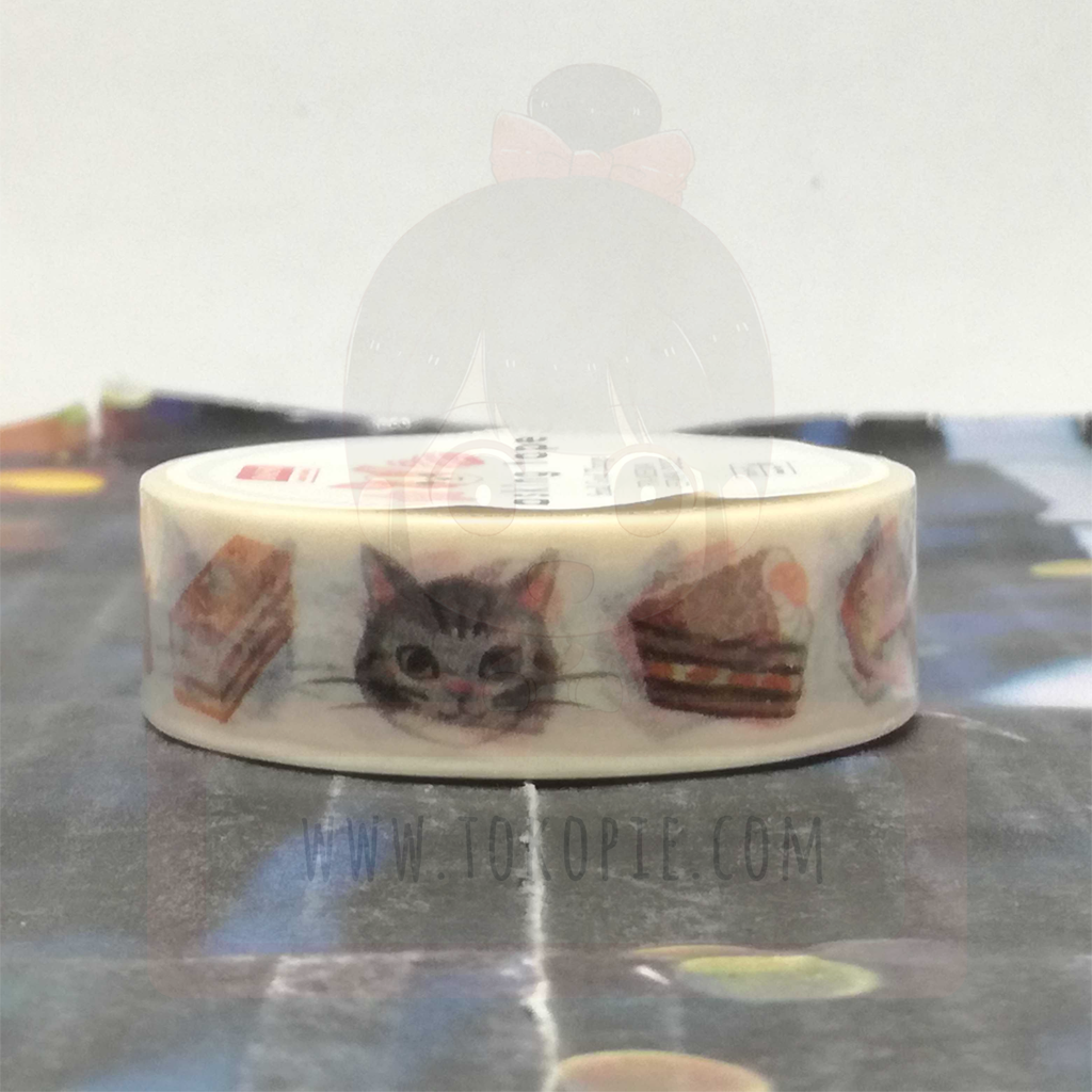 Cat And Sweets Masking Tape
