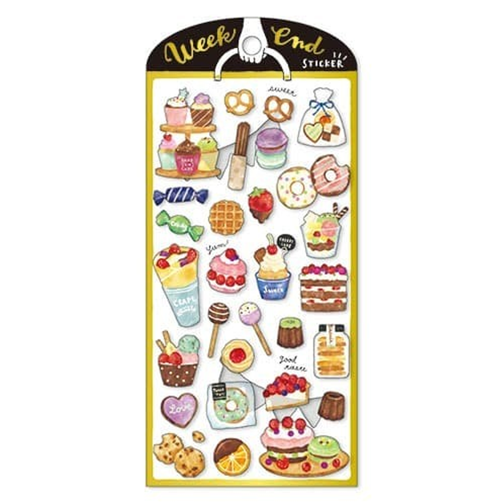 Mind Wave Weekend Sticker Sweet Food