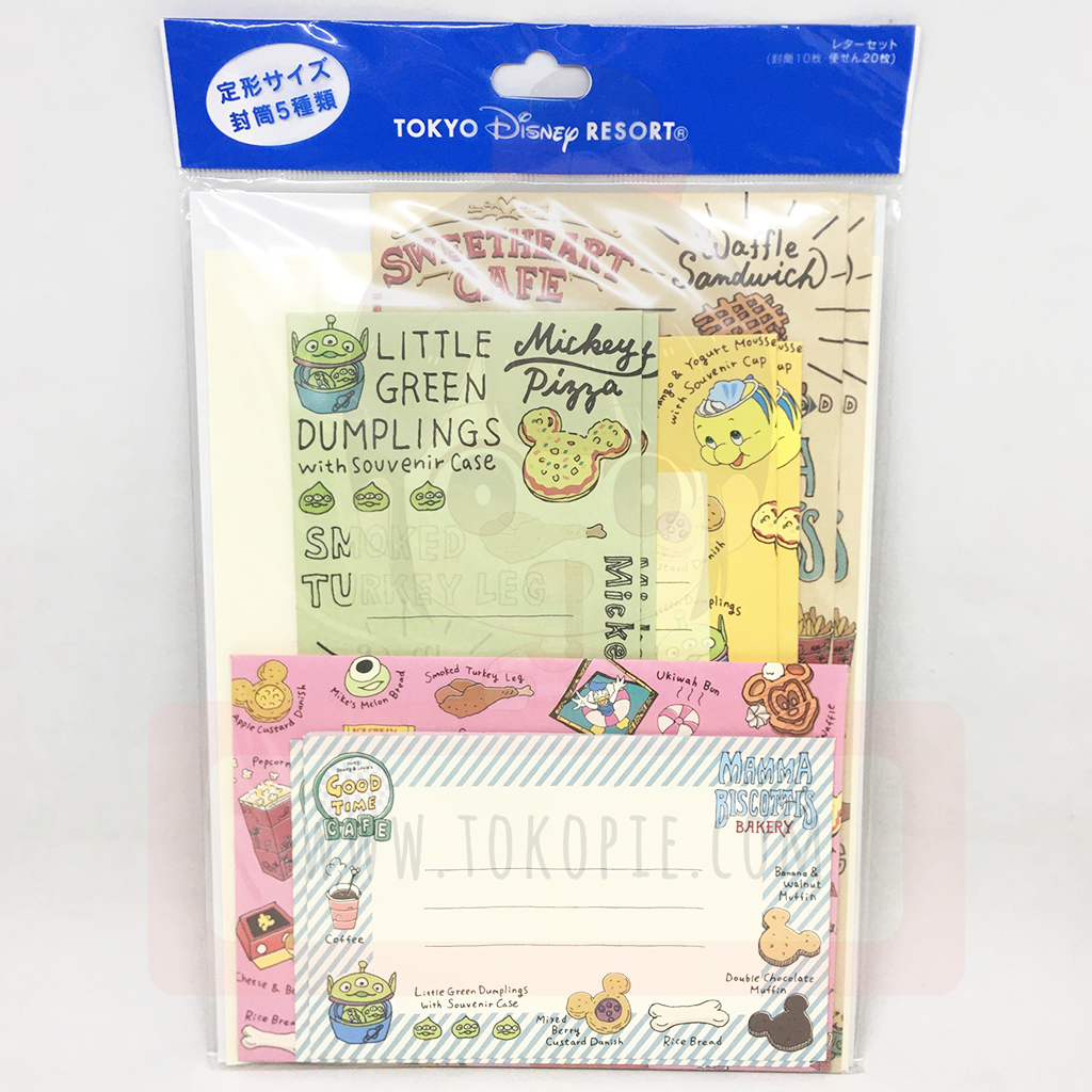 Tokyo Disney Resort Letter Set Sweetheart Cafe