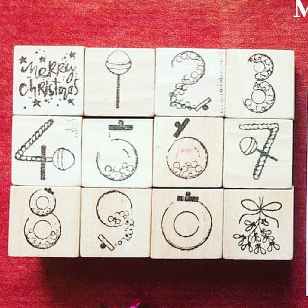 Ten2sen Rubber Stamp Sweet Numbers