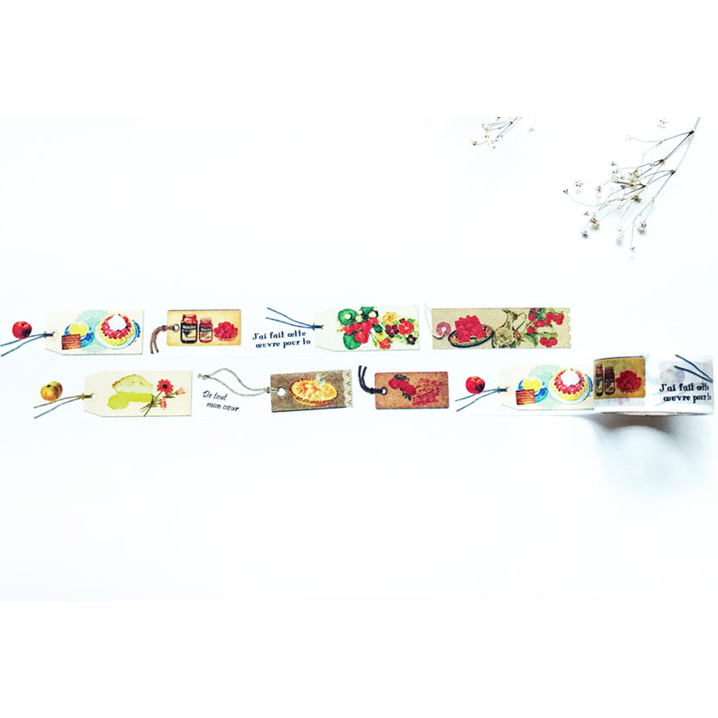 Tokyo Antique Masking Tape - Sweets Tag