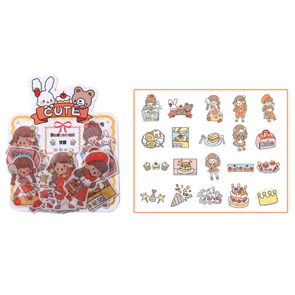 Hand Account Flake Sticker