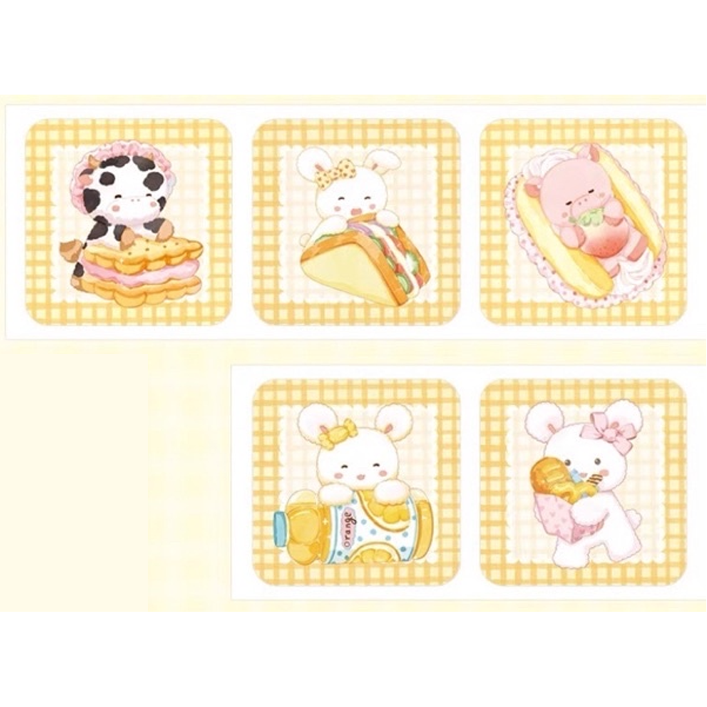 A Rabbit Original Sealing Sticker Drawing Sampler