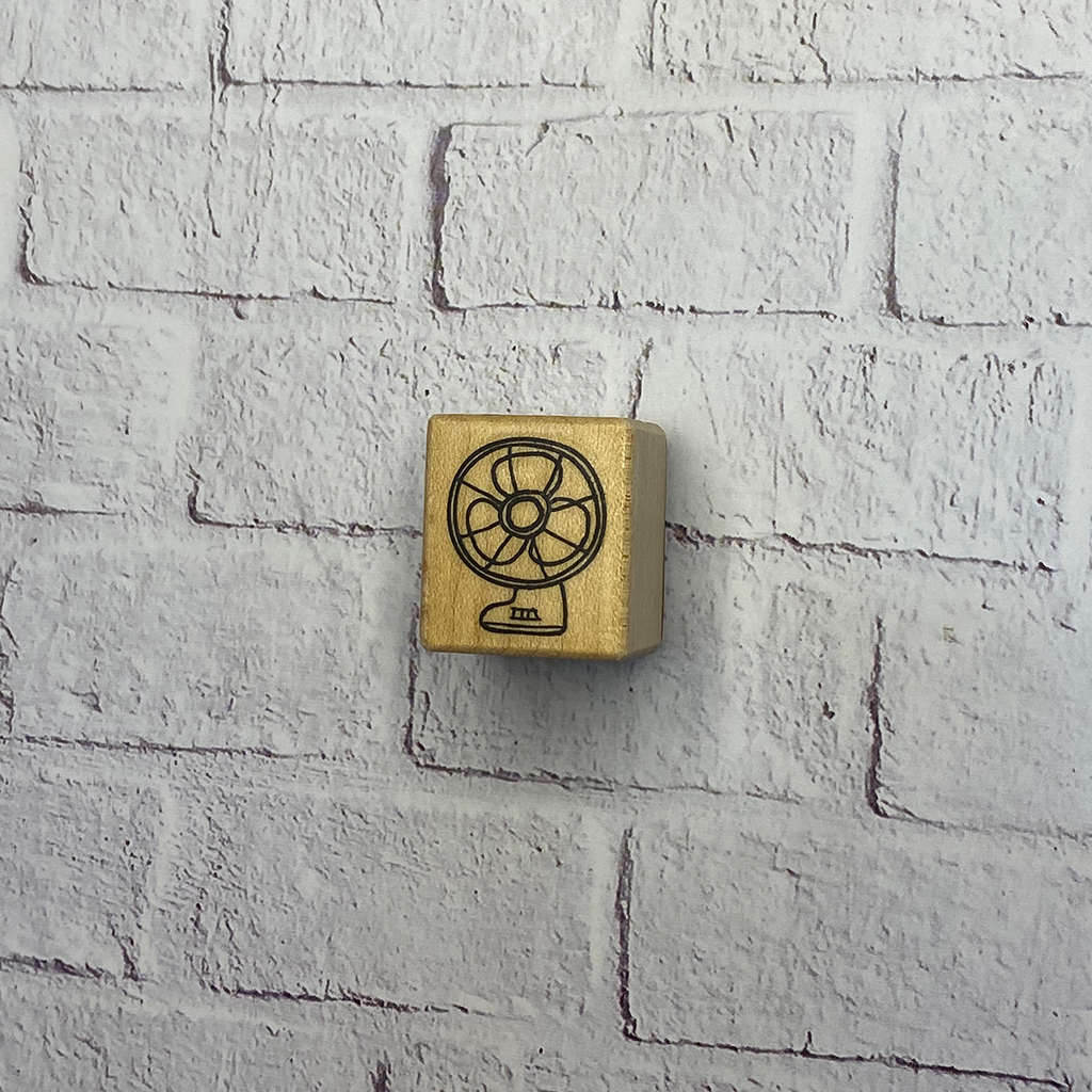 Micia Rubber Stamp - Table Fan