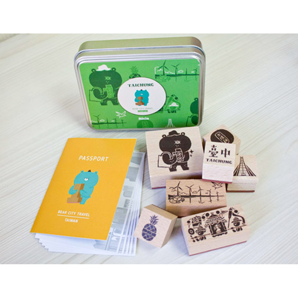 Micia Iron Box Stamp - Bear Taichung