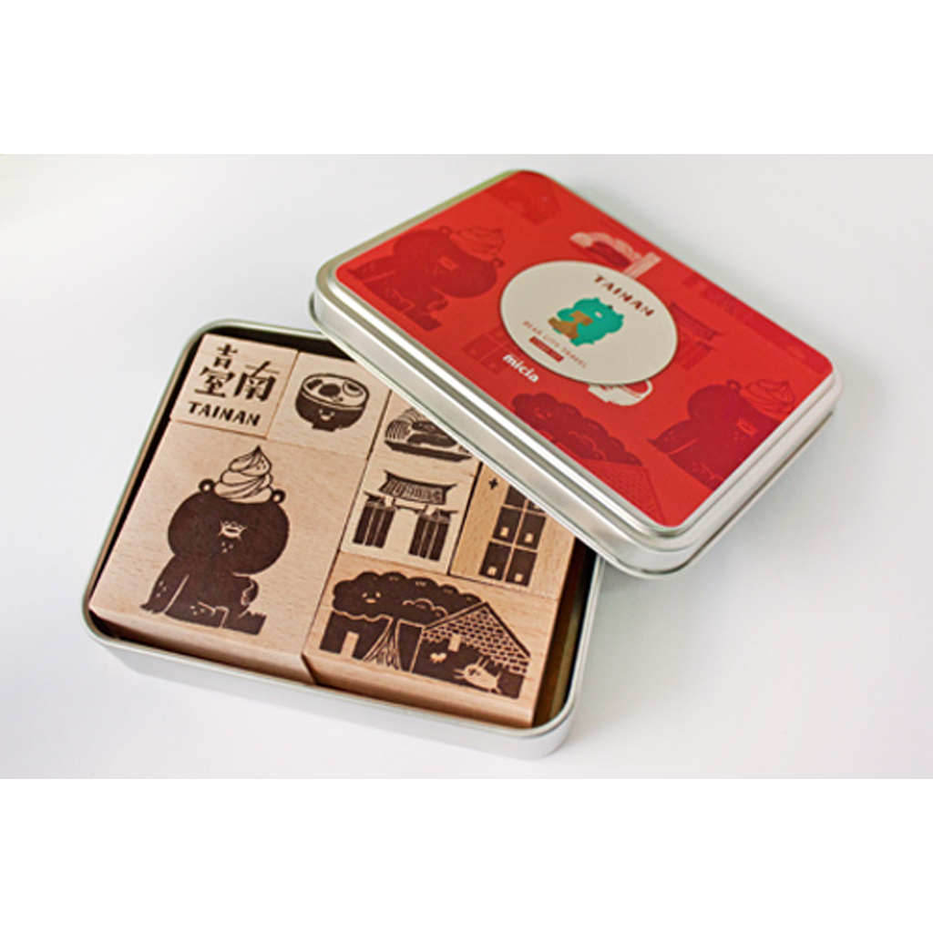 Micia Iron Box Stamp - Bear Tainan