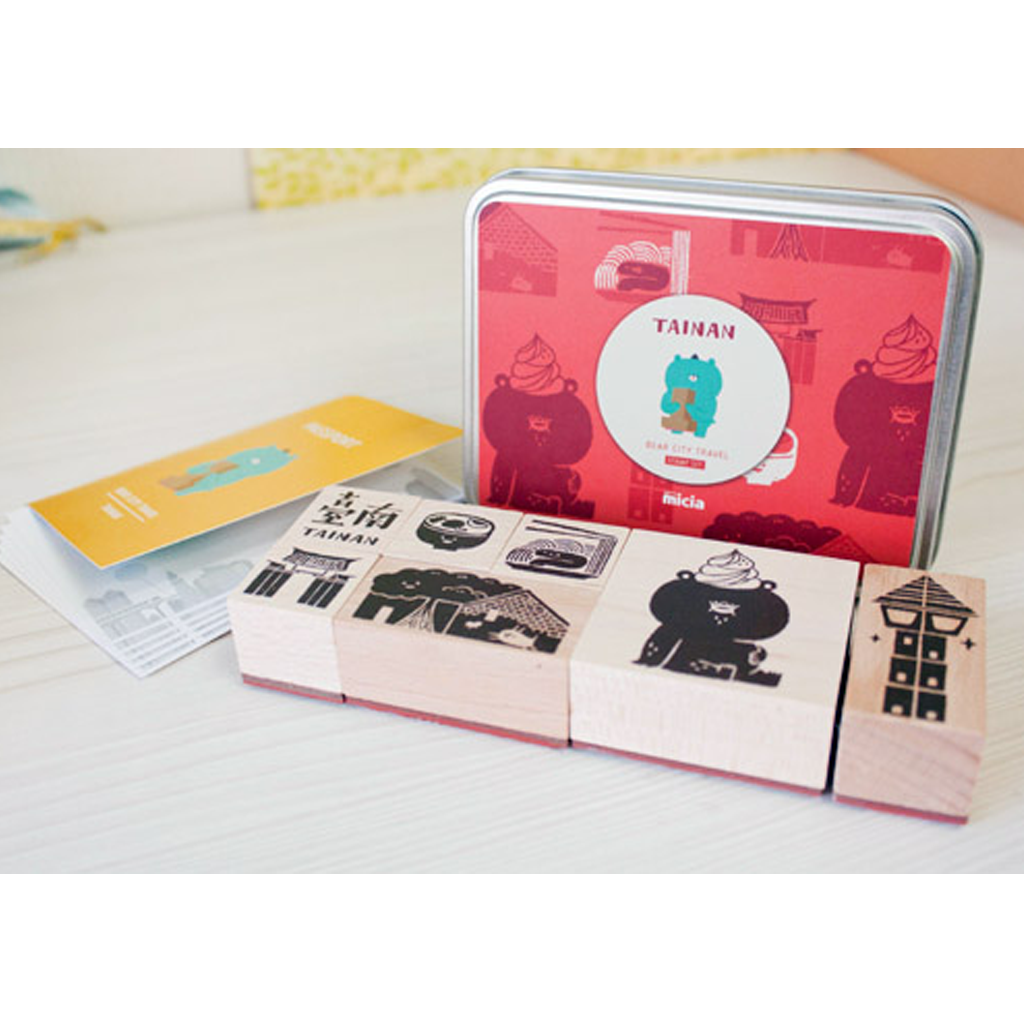 Micia Iron Box Stamp - Bear Tainan