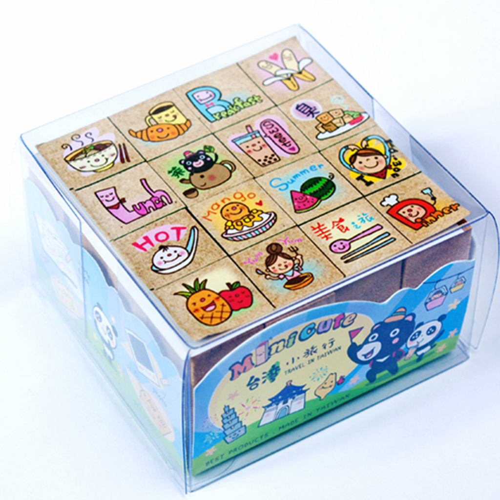 Micia Mini Cute Stamp Set - Taiwan Delicious