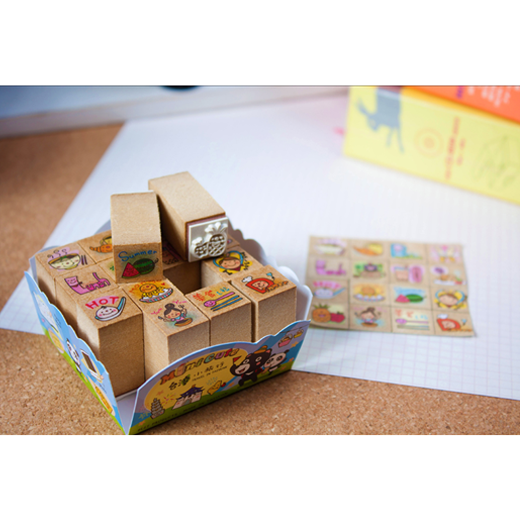 Micia Mini Cute Stamp Set - My Animals Friends - tokopie