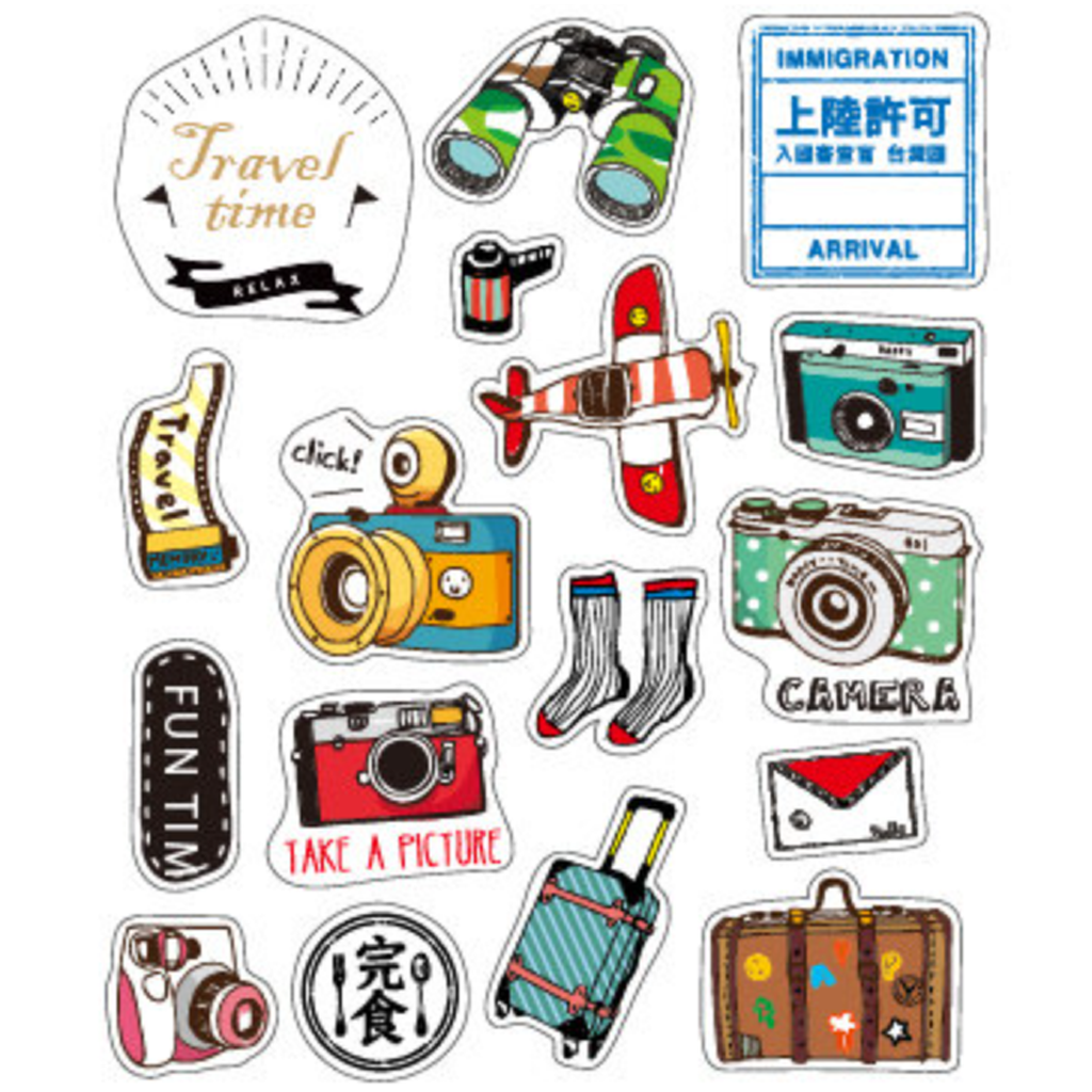 C.Ching Decorative Flake Sticker Taiwan Passport