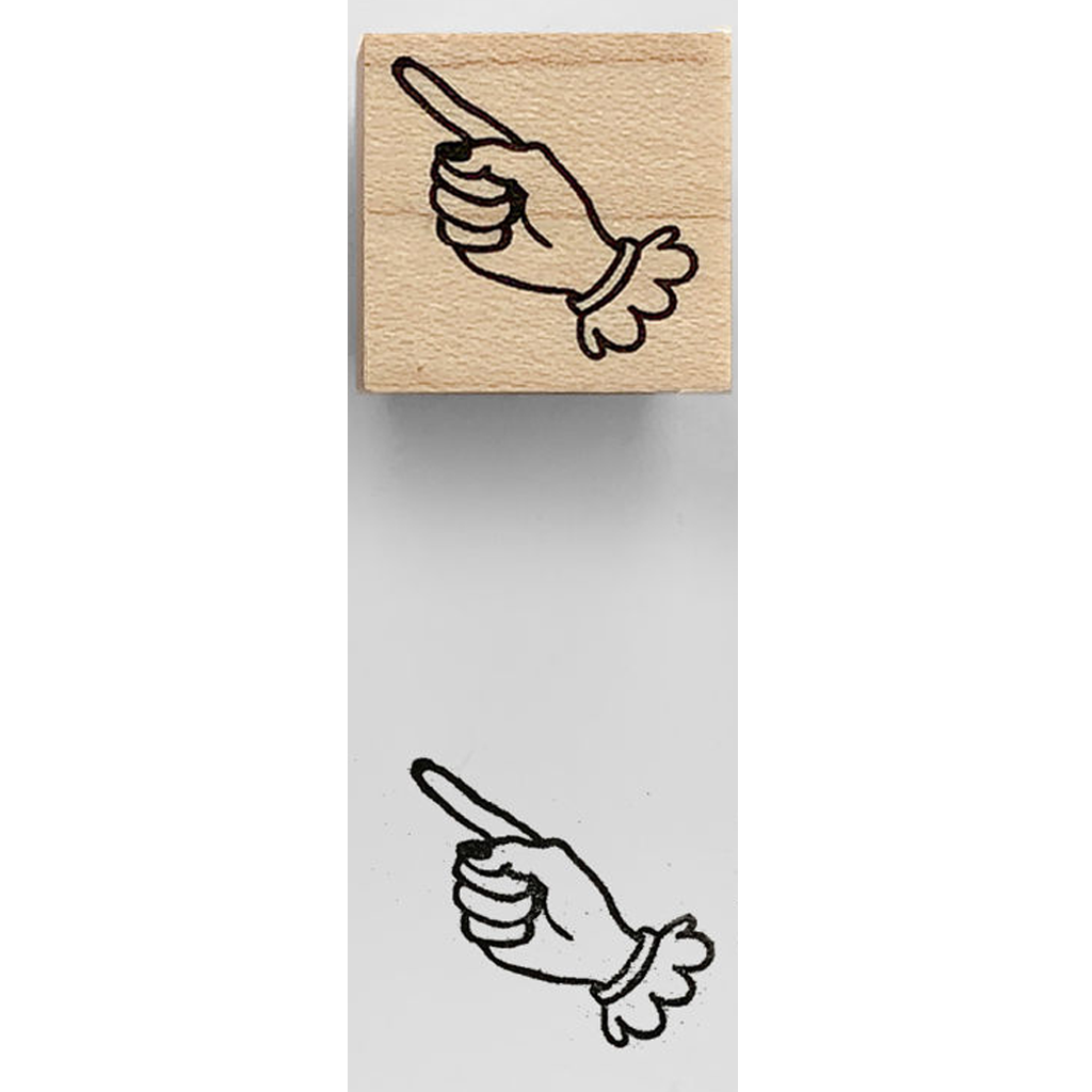 Knoopworks Rubber Stamp - Blouse Pointing Hand