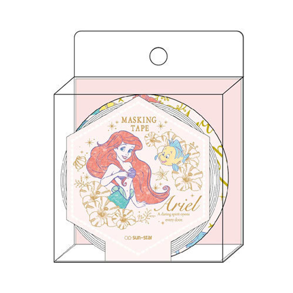 Disney Masking Tape Floral Colors Ariel