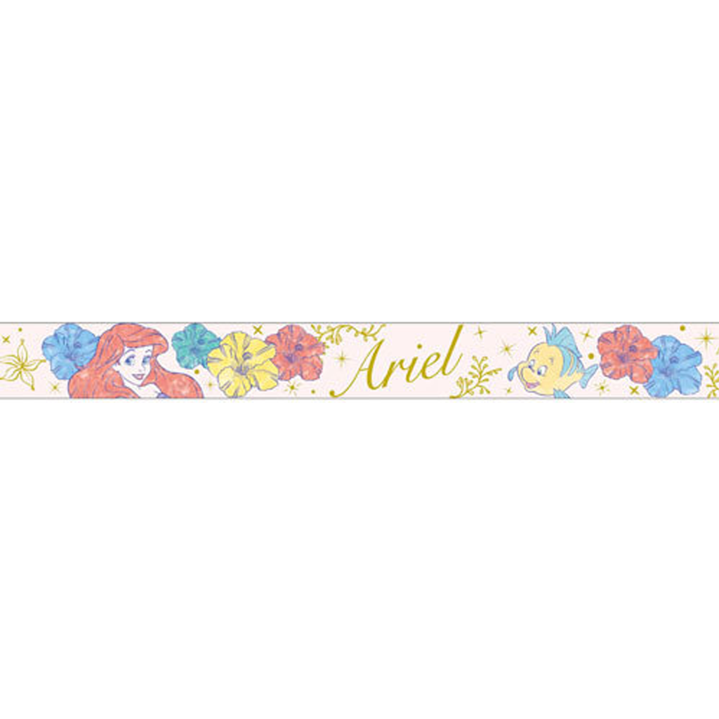 Disney Masking Tape Floral Colors Ariel