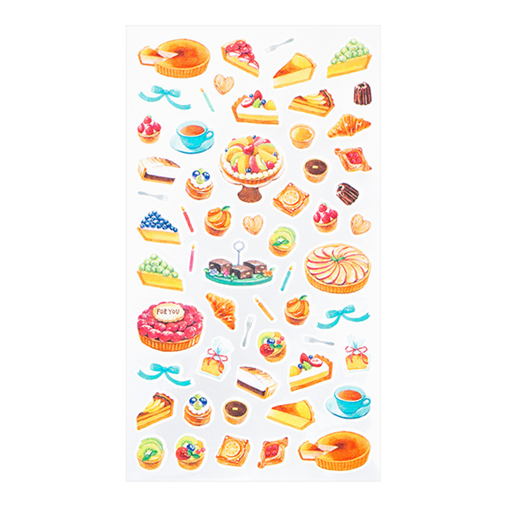 Midori Marche Masking Sticker Tart Pattern