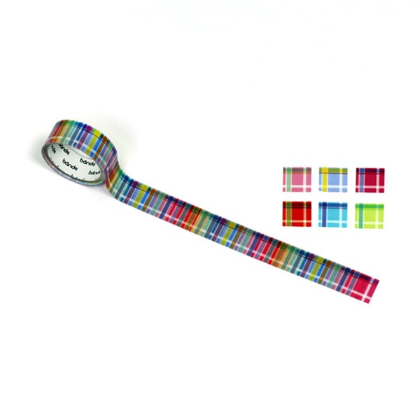 Bande Masking Roll Sticker Petit Tartan