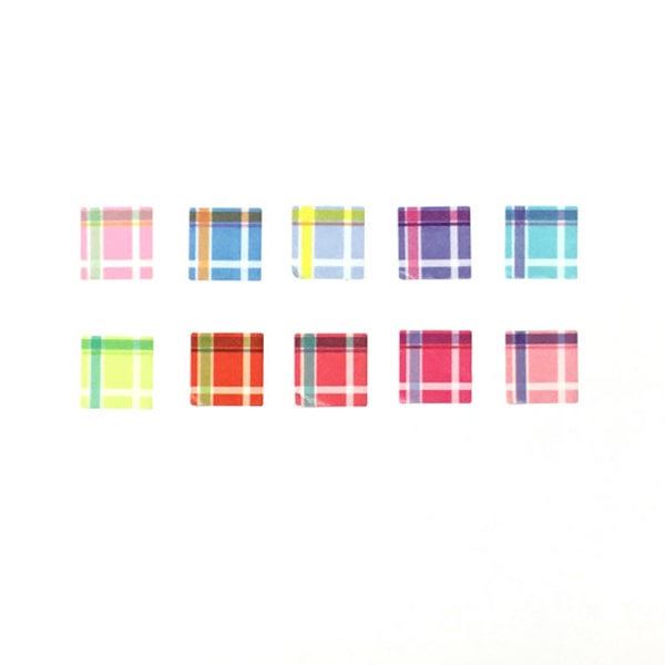 Bande Masking Roll Sticker Petit Tartan