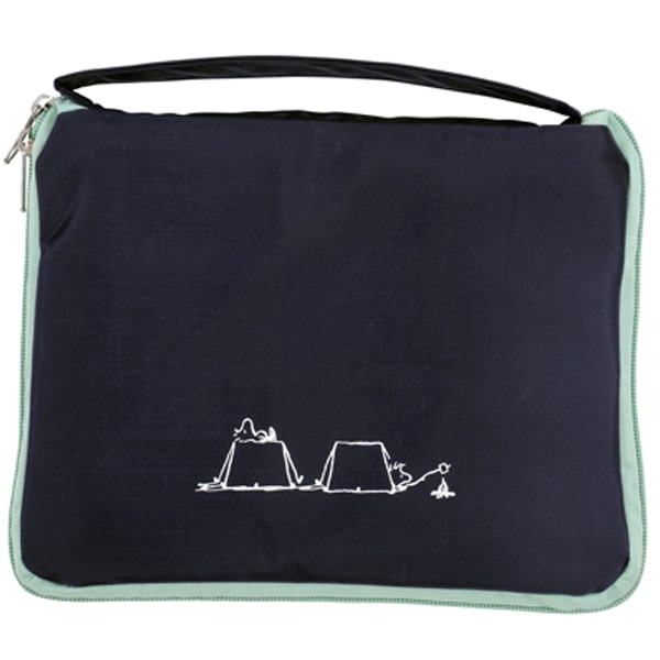 Snoopy Folding Basket Bag (Navy)