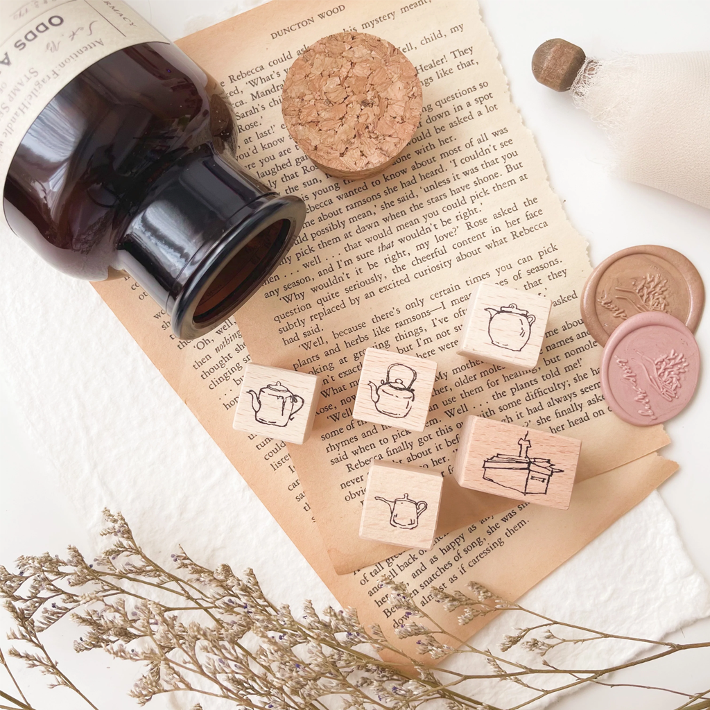 Banfan Annual Tea Pot Rubber Stamp