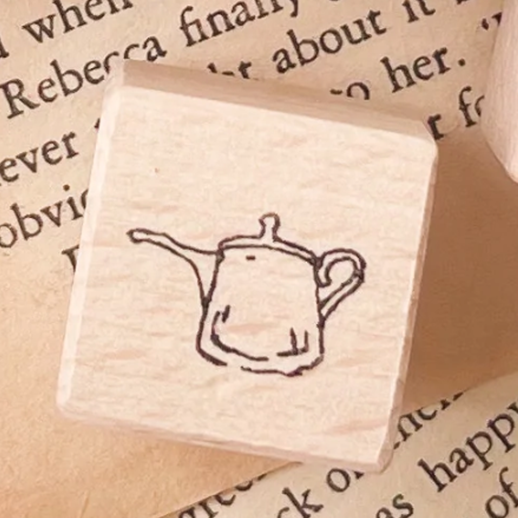 Banfan Annual Tea Pot Rubber Stamp