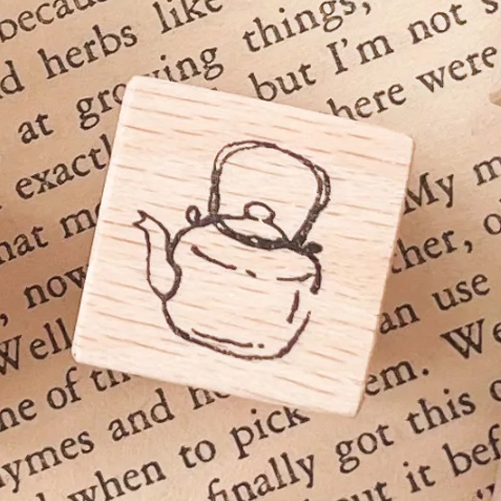 Banfan Annual Tea Pot Rubber Stamp
