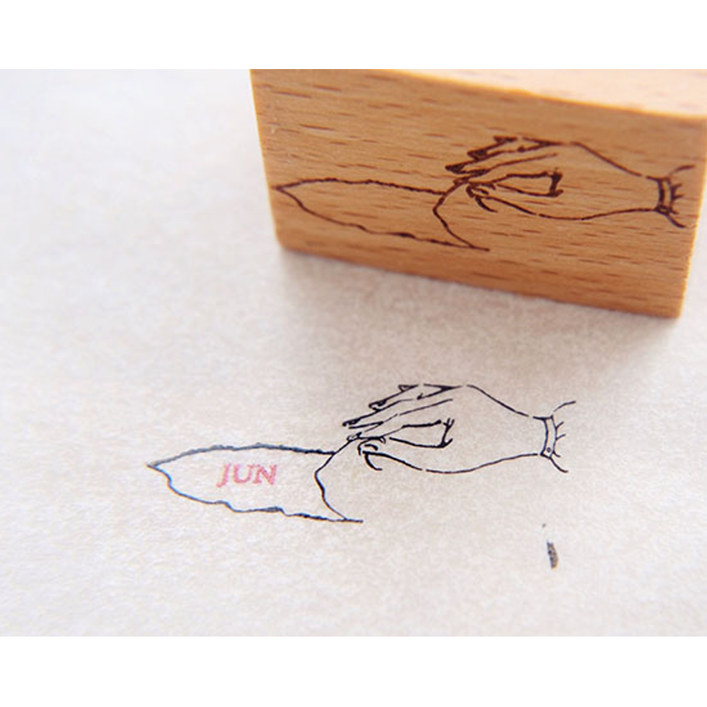 Classique Feminine Rubber Stamp - Tear