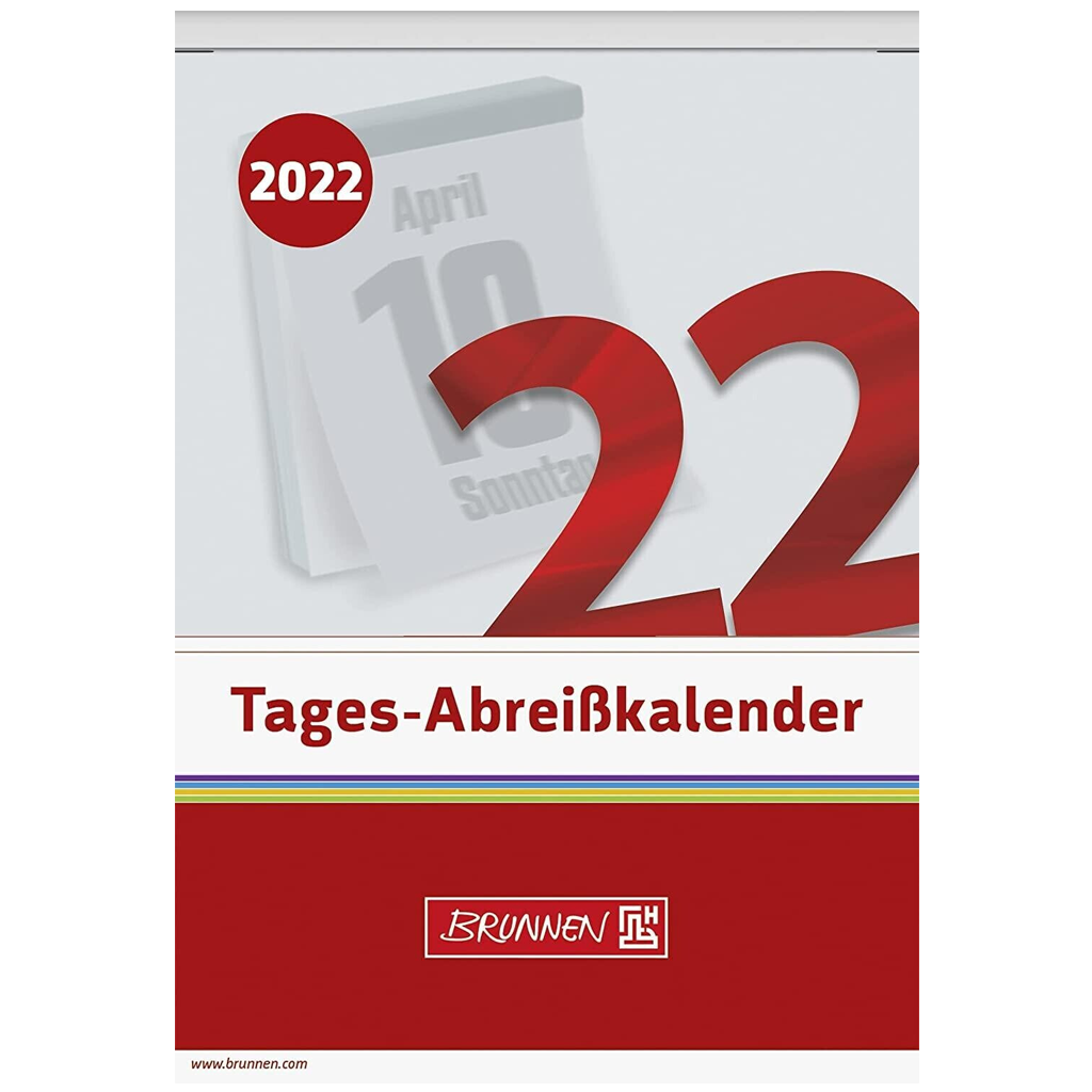 Brunnen Tear-Off Calendar 2022