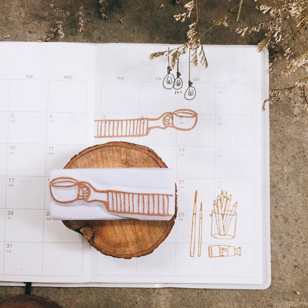 Gai Na Rubber Stamp - Tea Time