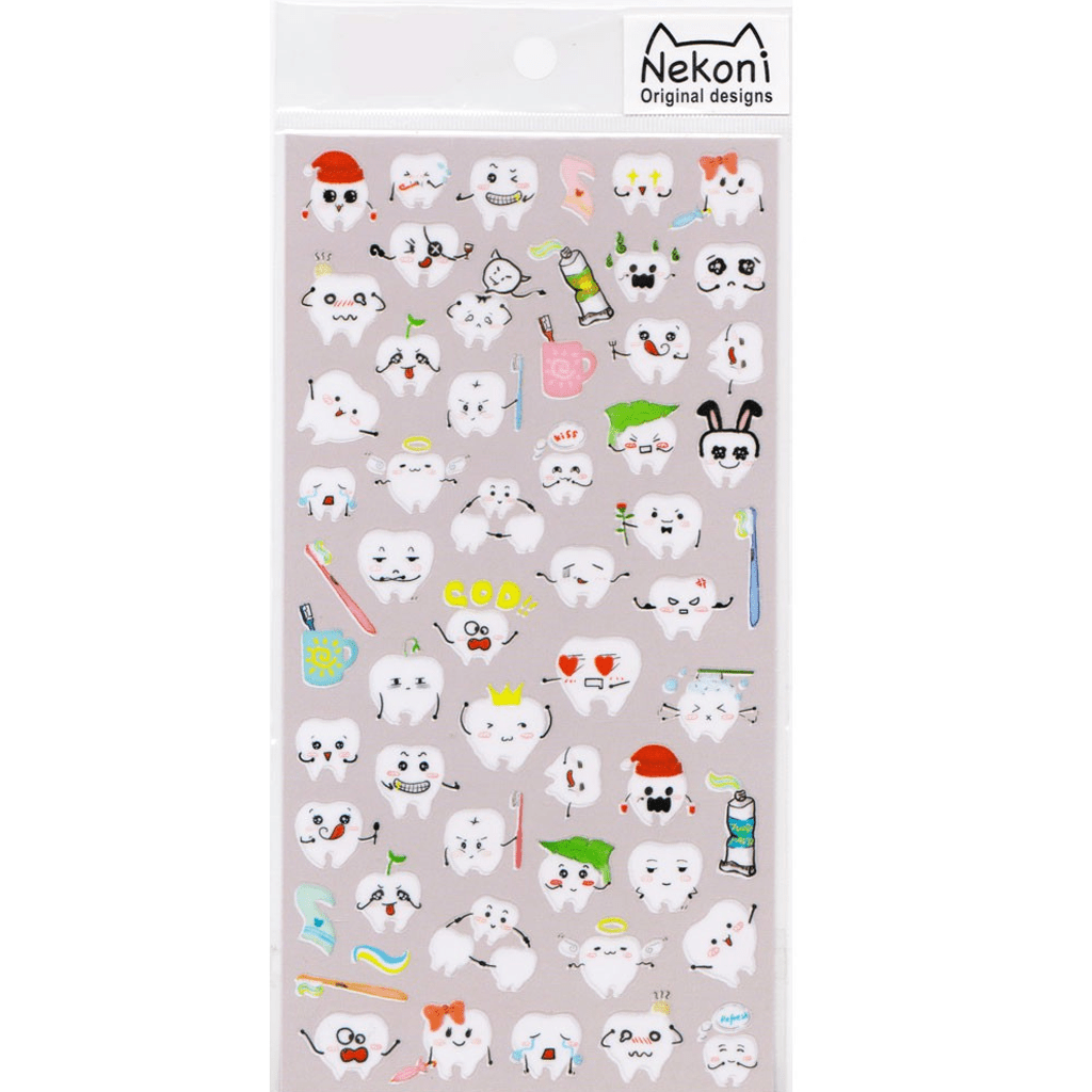 Nekoni Original Designs Sticker - Teeth