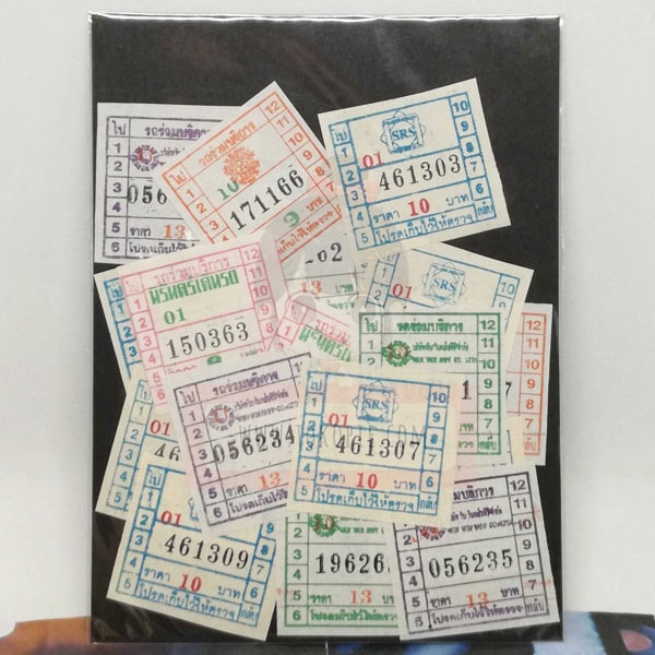 Thailand Bus Vintage Ticket C