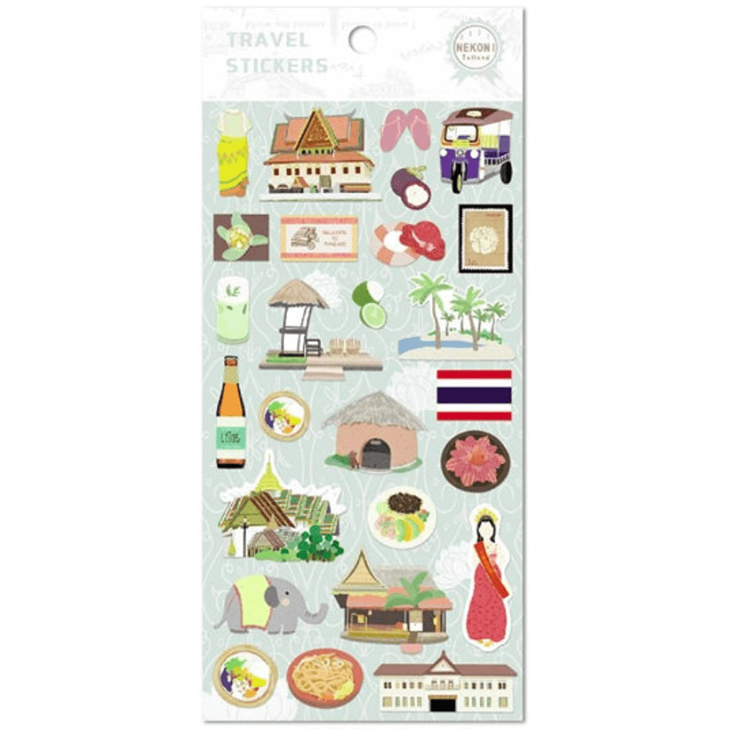 Nekoni Travel Stickers Thailand