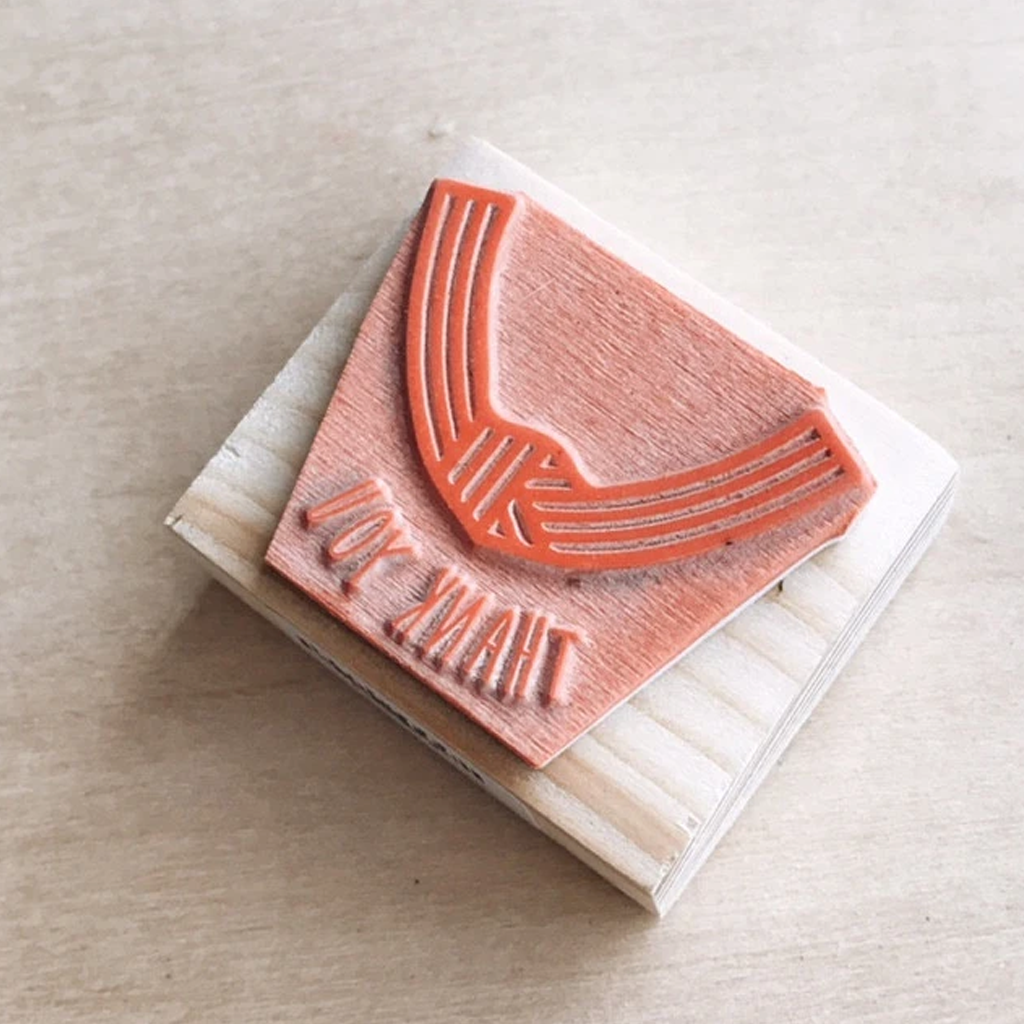 Mizuhiki Rubber Stamp Thank You