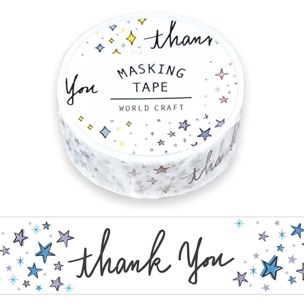 World Craft Masking Tape - Thank You 2