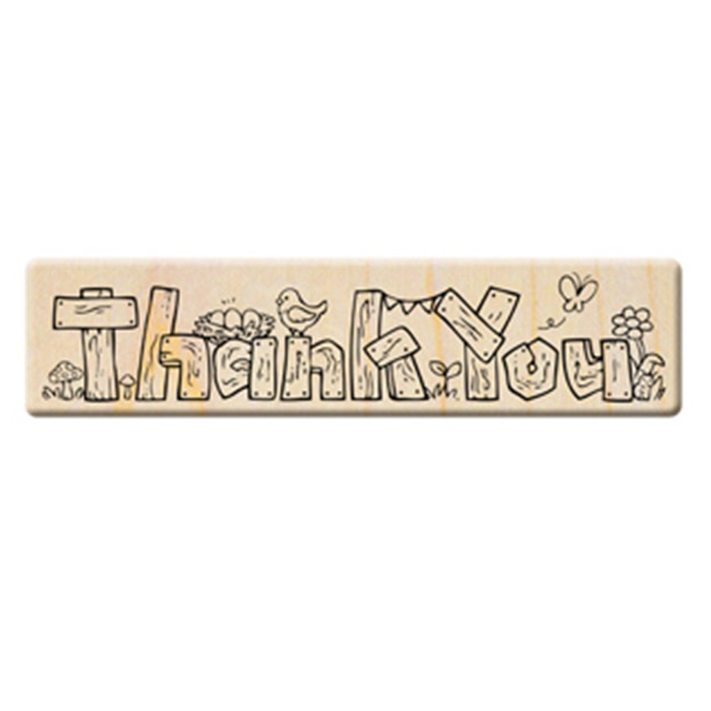 Micia Rubber Stamp - Thank You