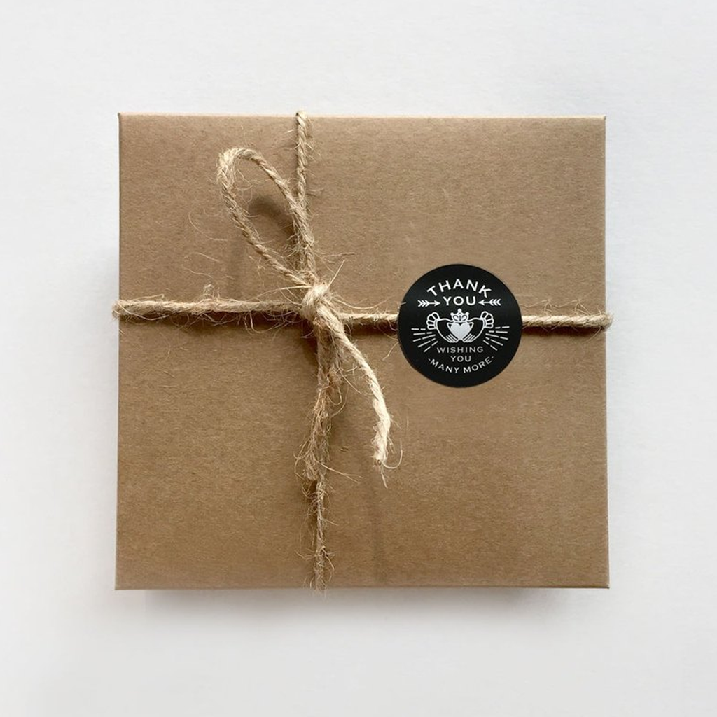 Knoopworks Thank You Black Sticker