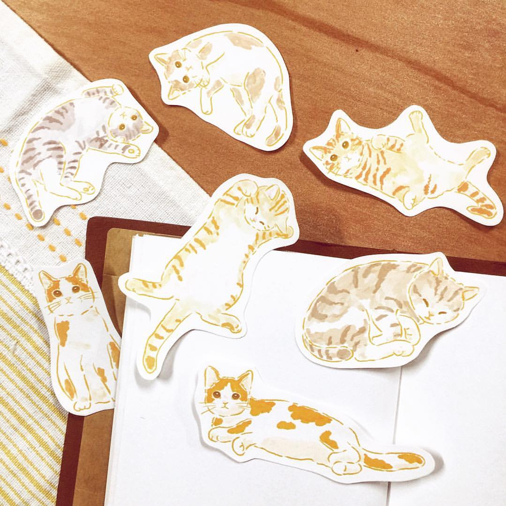 Flake Sticker Meow Meow Star - The Cat