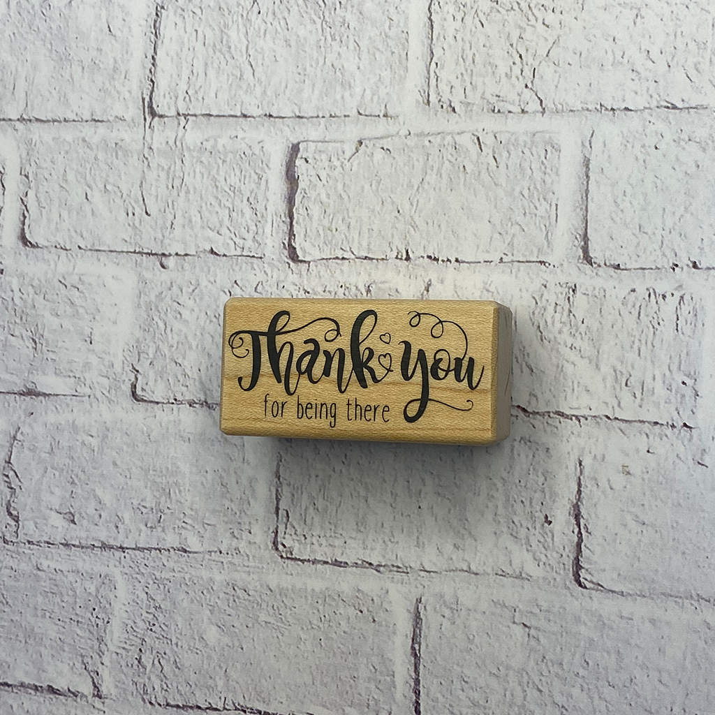 Micia Rubber Stamp - Thank You For Being There