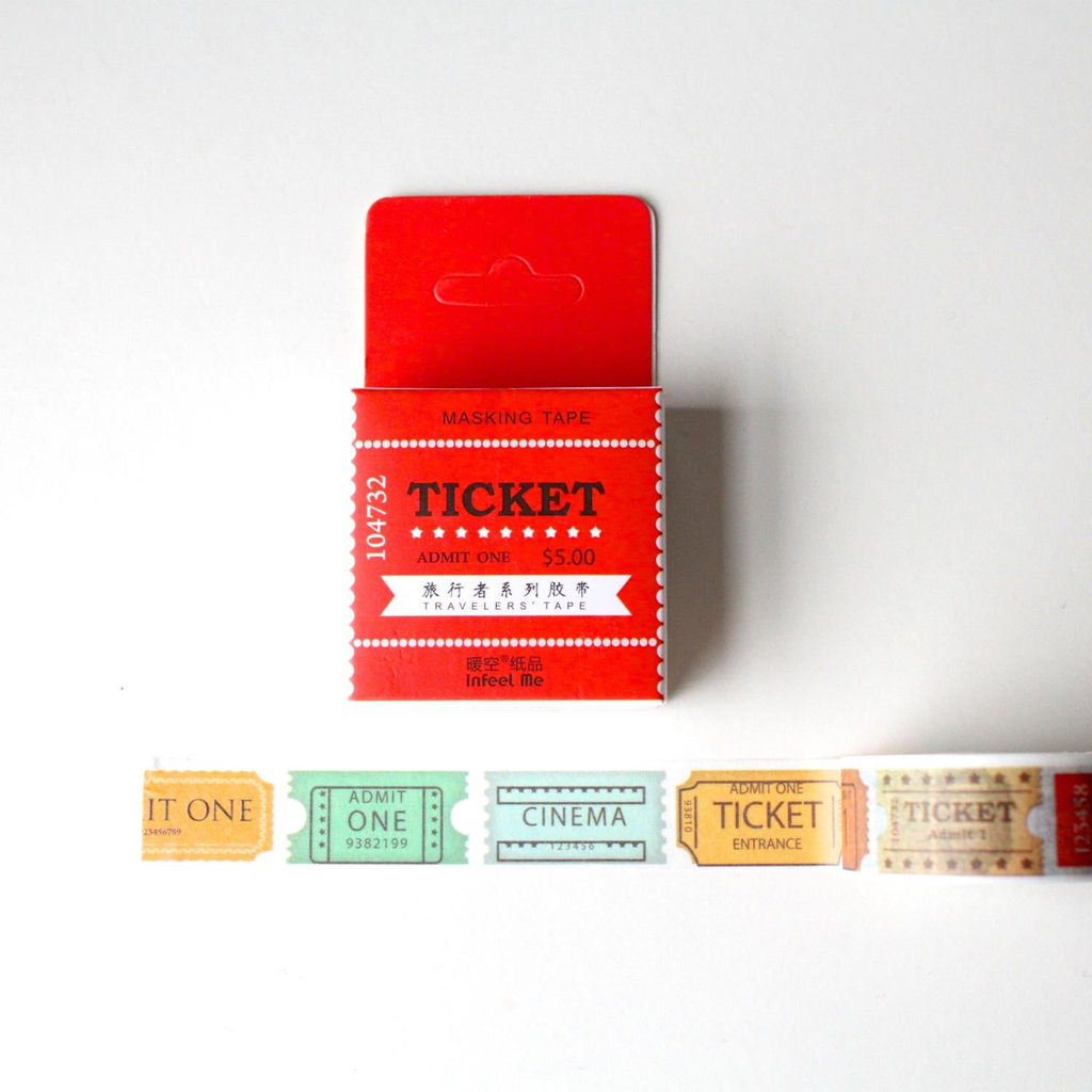 Infeel.me Masking Tape - Ticket