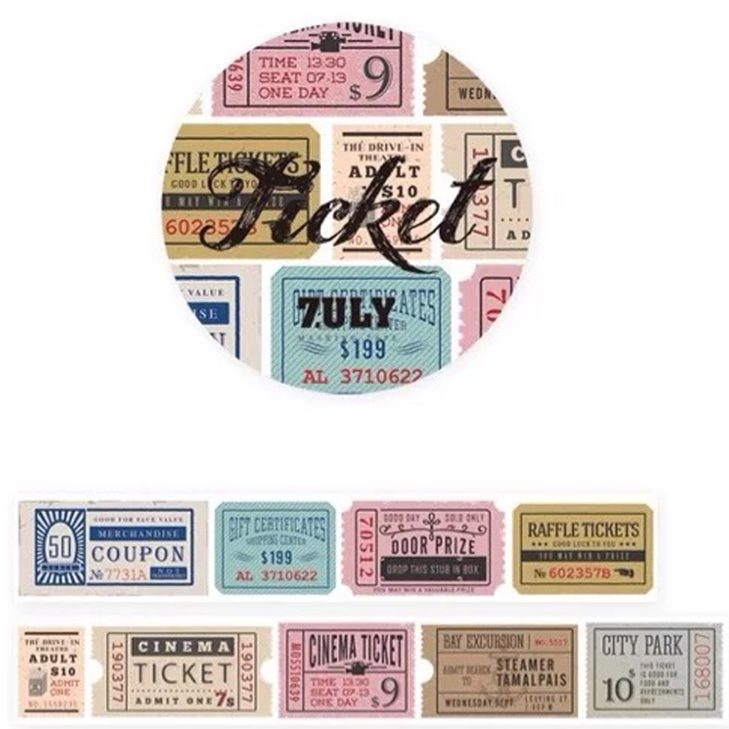 7ULY Masking Tape - Ticket