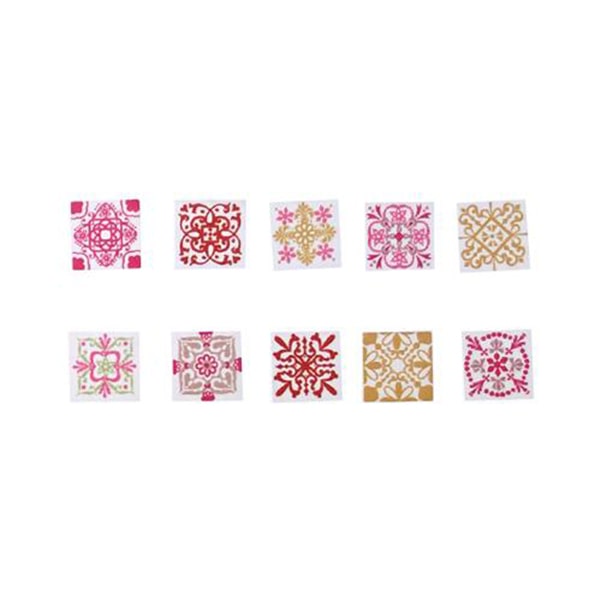 Bande Masking Roll Sticker Petit Tile Red