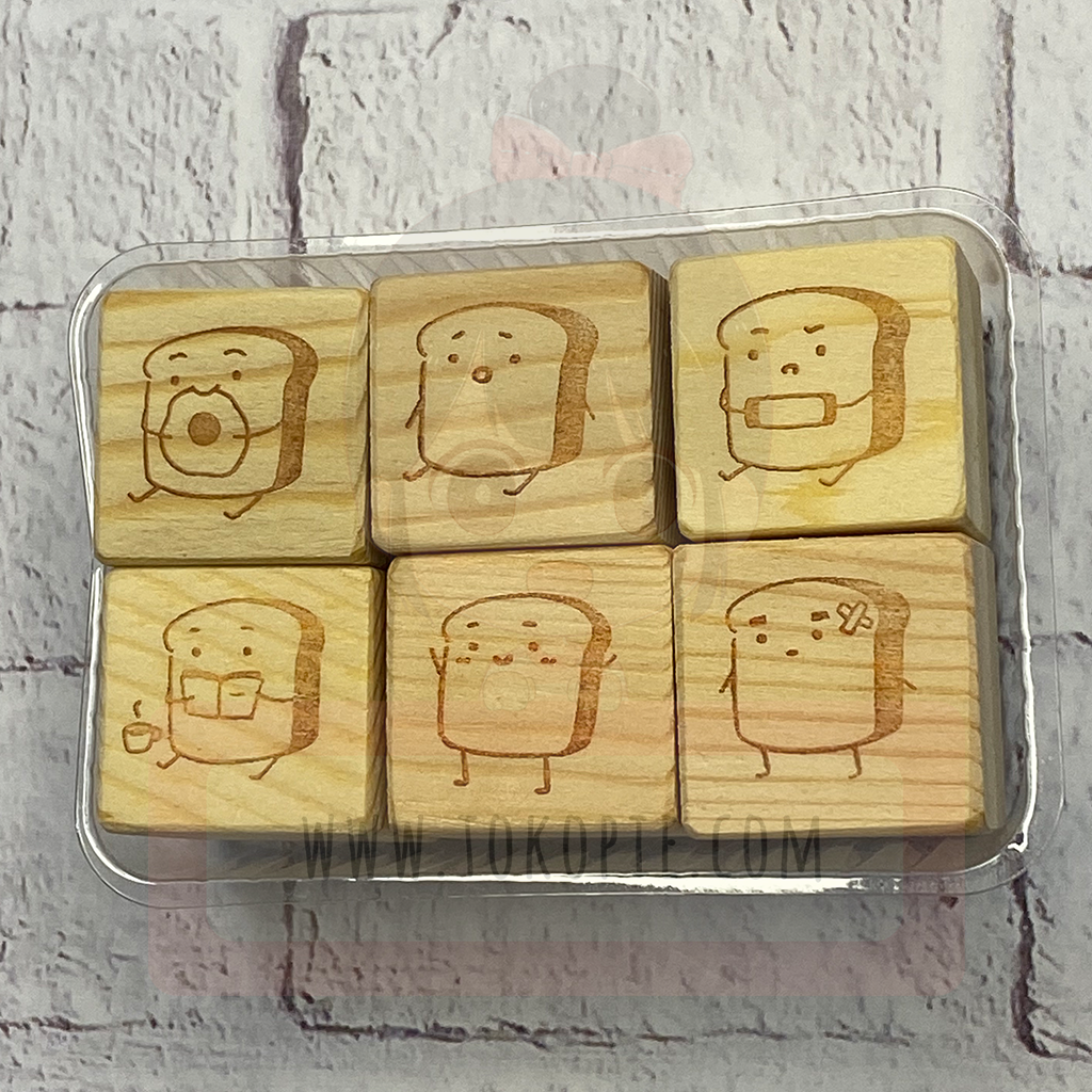 Toast Rubber Stamp Set