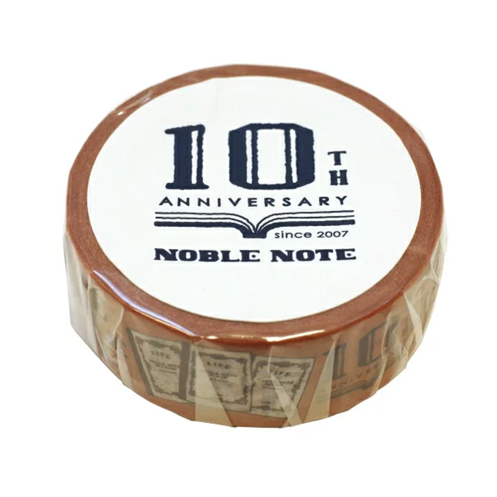 Noble Note 10th Anniversary Limited Masking Tape Tobacco
